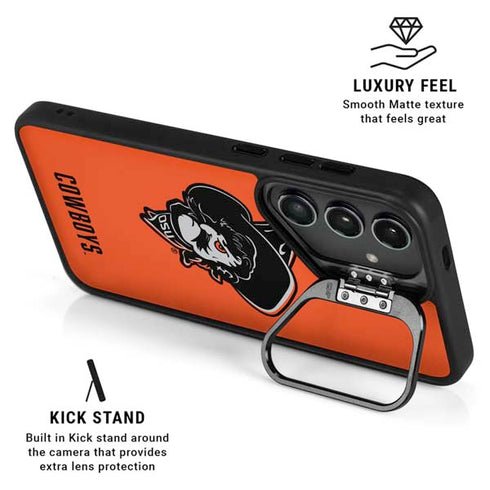 Oklahoma State University OSU Basketball Galaxy S25 Kickstand Case