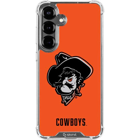 Oklahoma State University OSU Basketball Galaxy S26 Clear Case