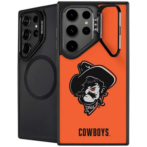 Oklahoma State University OSU Basketball Galaxy S26 Ultra Kickstand Case