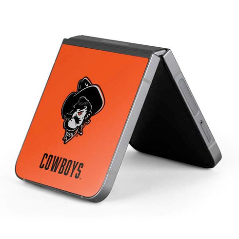 Oklahoma State University OSU Basketball Galaxy Z Flip6 Skin