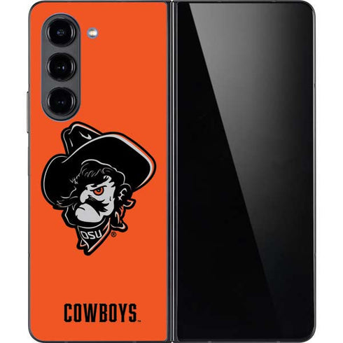 Oklahoma State University OSU Basketball Galaxy Z Fold5 5G Skin