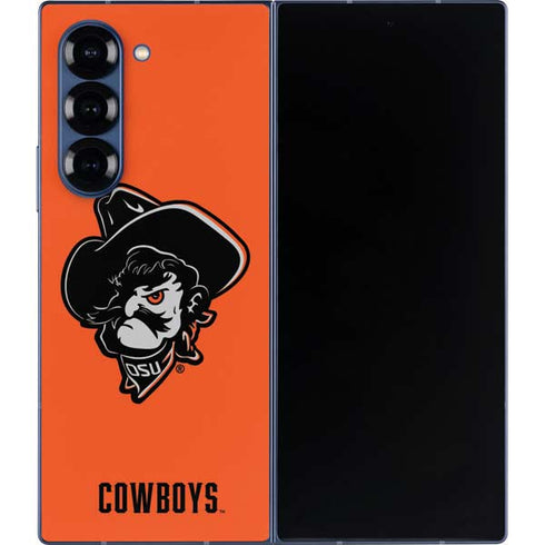 Oklahoma State University OSU Basketball Galaxy Z Fold6 Skin
