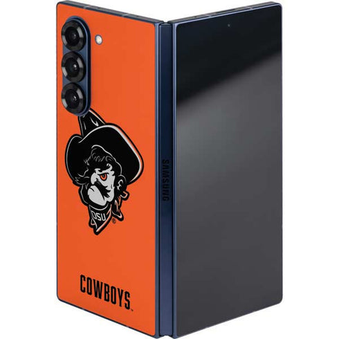Oklahoma State University OSU Basketball Galaxy Z Fold6 Skin