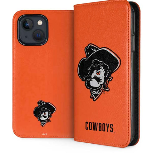 Oklahoma State University OSU Basketball iPhone 15 Plus Folio Case