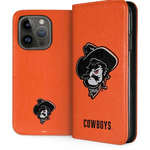 Oklahoma State University OSU Basketball iPhone 15 Pro Folio Case