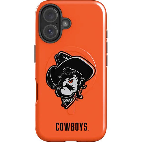 Oklahoma State University OSU Basketball iPhone 16 Magsafe Impact Case