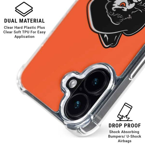 Oklahoma State University OSU Basketball iPhone 16 Plus Clear Case