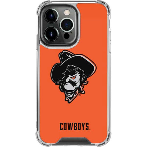 Oklahoma State University OSU Basketball iPhone 16 Pro Max Clear Case