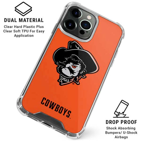 Oklahoma State University OSU Basketball iPhone 16 Pro Max Clear Case