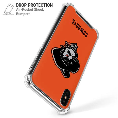 Oklahoma State University OSU Basketball iPhone X/XS Clear Case
