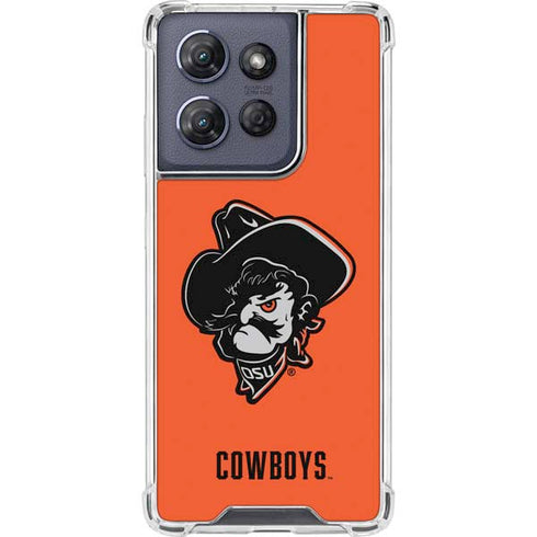 Oklahoma State University OSU Basketball Moto G Play 5G (2025) Clear Case