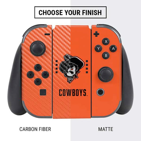 Oklahoma State University OSU Basketball Nintendo Switch Bundle Skin