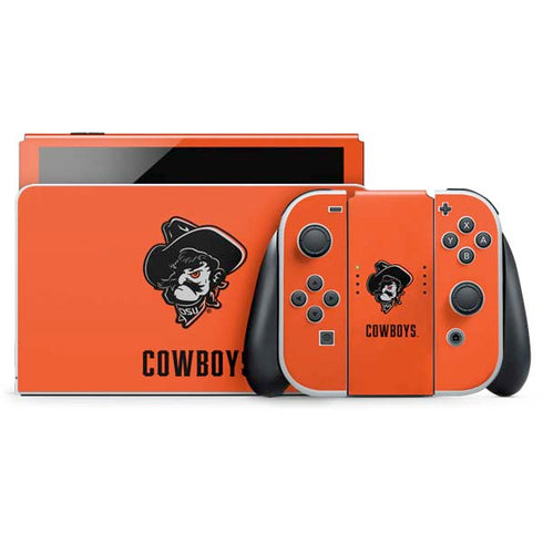 Oklahoma State University OSU Basketball Nintendo Skins
