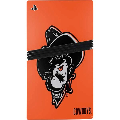 Oklahoma State University OSU Basketball PS5 Pro Console Skin