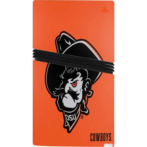 Oklahoma State University OSU Basketball PS5 Pro Console Skin
