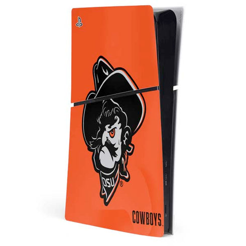 Oklahoma State University OSU Basketball PS5 Slim Digital Edition Console Skin