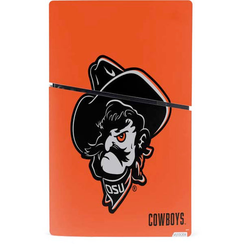 Oklahoma State University OSU Basketball PS5 Slim Digital Edition Console Skin
