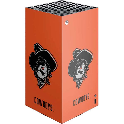 Oklahoma State University OSU Basketball XBox Series X Digital Edition Console Skin