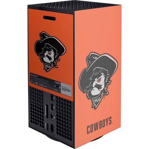 Oklahoma State University OSU Basketball XBox Series X Digital Edition Console Skin