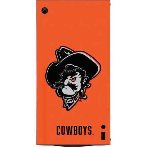 Oklahoma State University OSU Basketball XBox Series X Digital Edition Console Skin