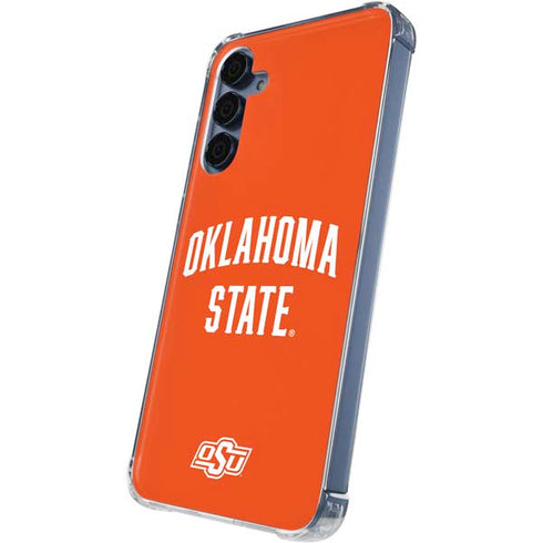 Oklahoma State University OSU Cowboys Basketball Galaxy A55 5G Clear Case