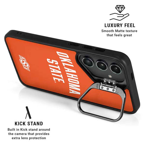 Oklahoma State University OSU Cowboys Basketball Galaxy S25 Kickstand Case