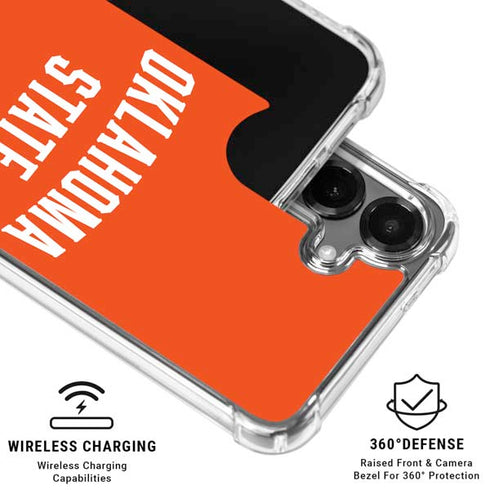 Oklahoma State University OSU Cowboys Basketball Galaxy S26 Plus Clear Case