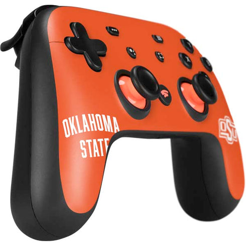 Oklahoma State University OSU Cowboys Basketball Google Stadia Controller Skin