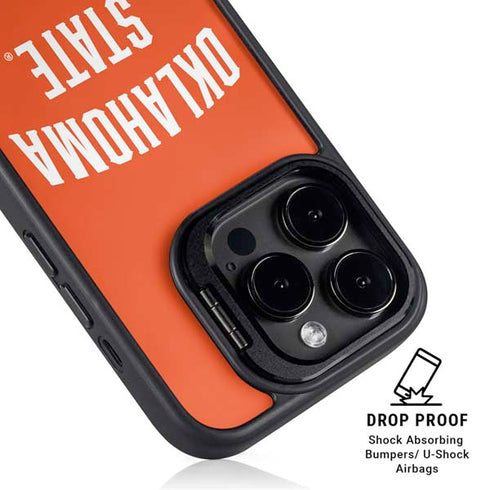 Oklahoma State University OSU Cowboys Basketball iPhone 14 Pro Max Kickstand Case