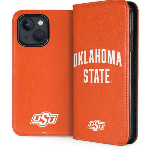 Oklahoma State University OSU Cowboys Basketball iPhone 15 Folio Case