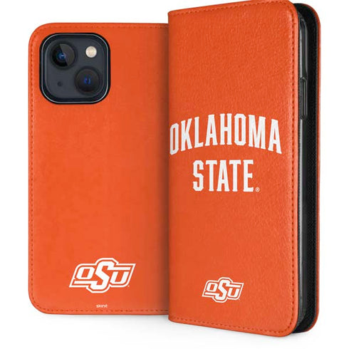 Oklahoma State University OSU Cowboys Basketball iPhone 15 Plus Folio Case