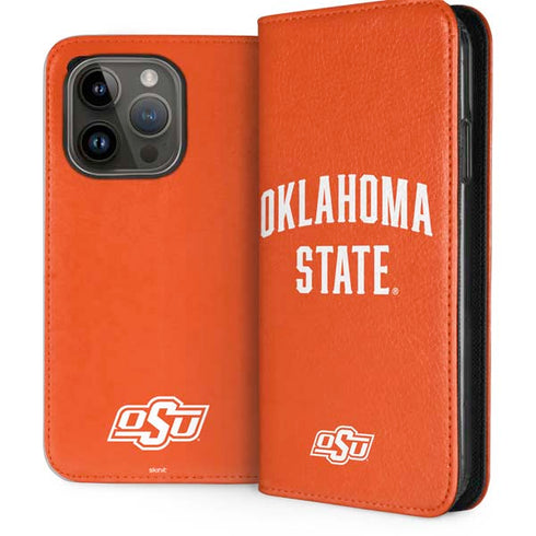 Oklahoma State University OSU Cowboys Basketball iPhone 15 Pro Folio Case