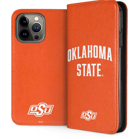 Oklahoma State University OSU Cowboys Basketball iPhone 15 Pro Max Folio Case