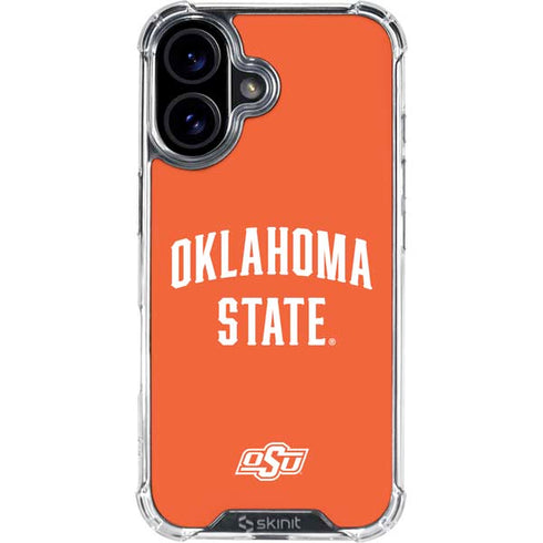 Oklahoma State University OSU Cowboys Basketball iPhone 16 Clear Case