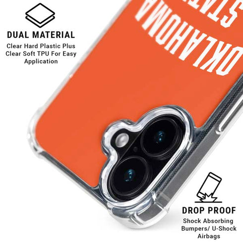 Oklahoma State University OSU Cowboys Basketball iPhone 16 Plus MagSafe Case