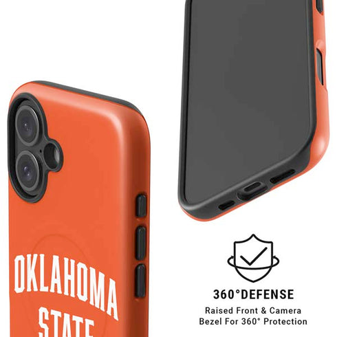 Oklahoma State University OSU Cowboys Basketball iPhone 16 Plus Magsafe Impact Case