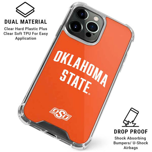 Oklahoma State University OSU Cowboys Basketball iPhone 16 Pro Clear Case
