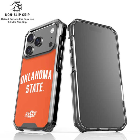 Oklahoma State University OSU Cowboys Basketball iPhone 18 Pro Clear Case