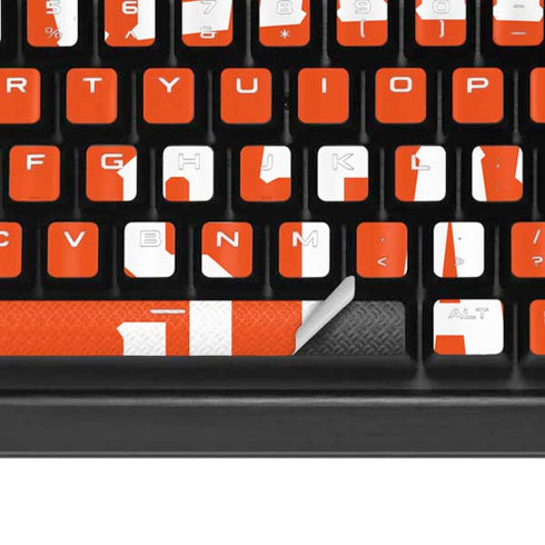 Oklahoma State University OSU Cowboys Basketball K95 RGB PLATINUM Mechanical Gaming Keyboard Skin