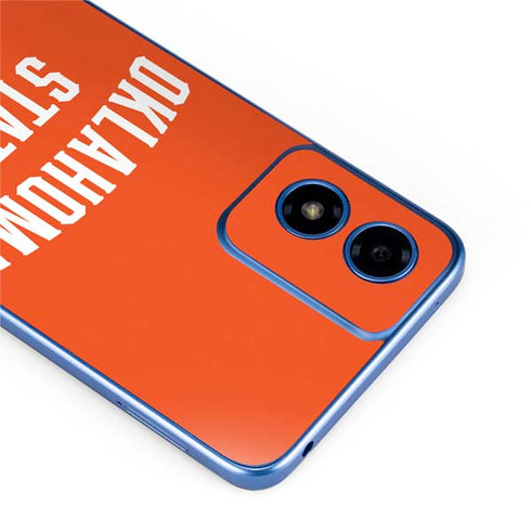 Oklahoma State University OSU Cowboys Basketball Moto G Play 4G (2024) Skin