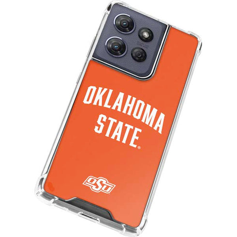 Oklahoma State University OSU Cowboys Basketball Moto G Play 5G (2025) Clear Case