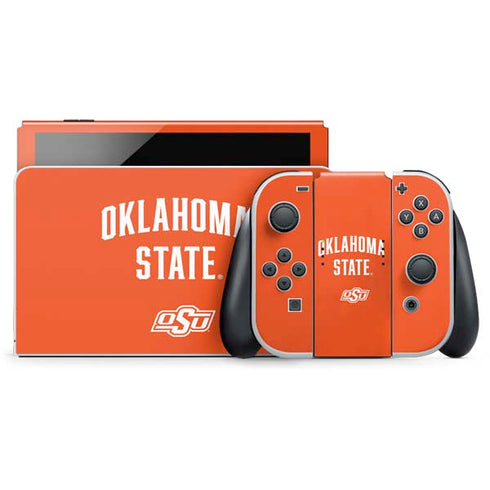 Oklahoma State University OSU Cowboys Basketball Nintendo Skins