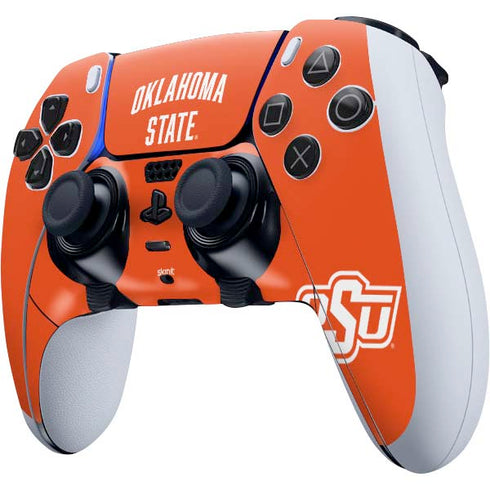Oklahoma State University OSU Cowboys Basketball PS5 DualSense Edge Pro Controller Skin