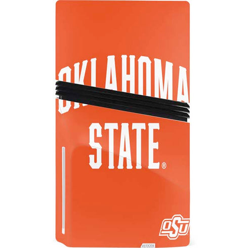 Oklahoma State University OSU Cowboys Basketball PS5 Pro Disk Console Skin
