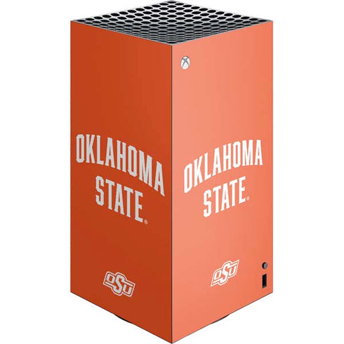 Oklahoma State University OSU Cowboys Basketball XBox Series X Digital Edition Console Skin