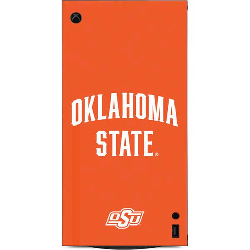 Oklahoma State University OSU Cowboys Basketball XBox Series X Digital Edition Console Skin