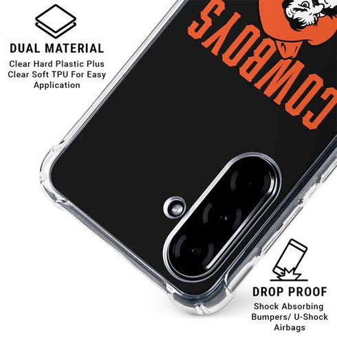 Oklahoma State University OSU Ride Em Cowboy Galaxy A36 5G Clear Case