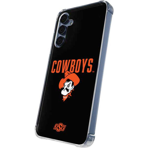 Oklahoma State University OSU Ride Em Cowboy Galaxy A55 5G Clear Case