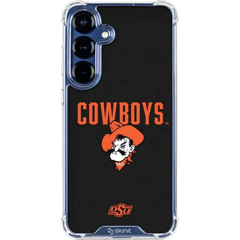 Oklahoma State University OSU Ride Em Cowboy Galaxy S25 Clear Case