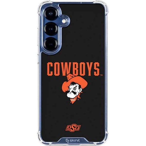 Oklahoma State University OSU Ride Em Cowboy Galaxy S25 Plus Clear Case